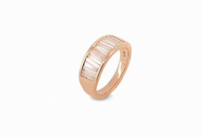 Baguette Diamond Half Eternity
