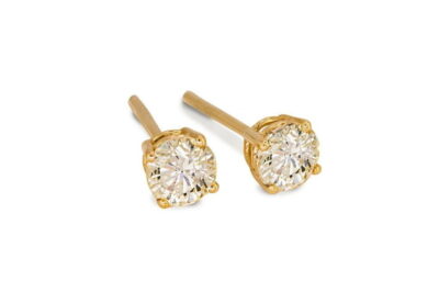 Diamond Studs in 9ct Yellow Gold