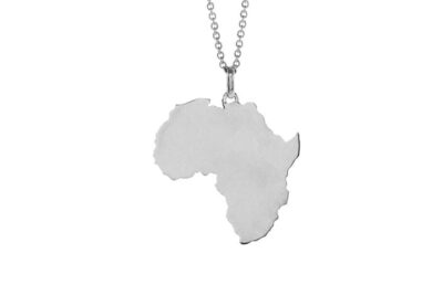 Africa Pendant in SIlver