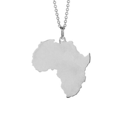 Africa Pendant in SIlver