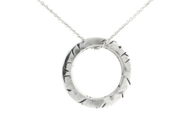 Silver Word Wheel Pendant