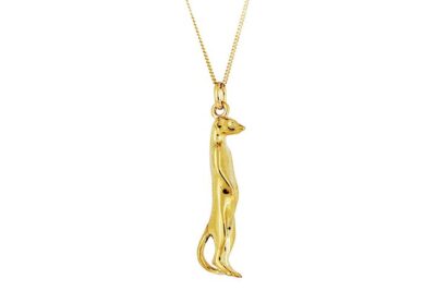 9ct Yellow Gold Meerkat Pendant