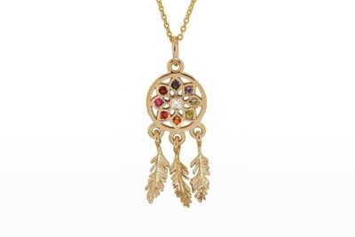 9ct Yellow Gold Dream catcher