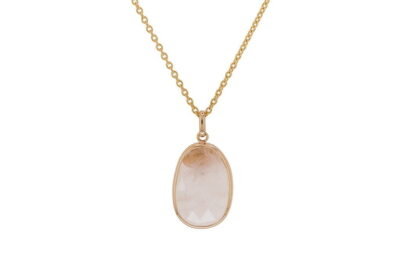 9ct Yellow Gold Moonstone Pendant