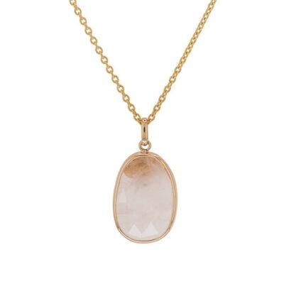 9ct Yellow Gold Moonstone Pendant