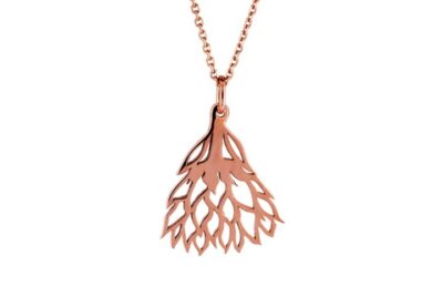 Protea Pendant in 9ct Rose Gold