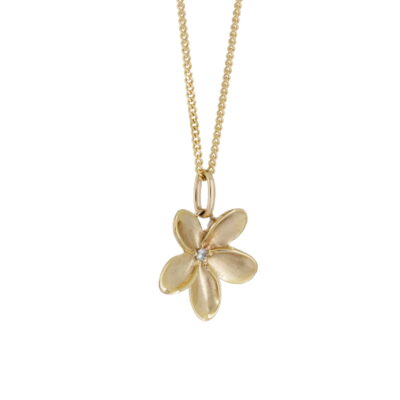 Frangipani Single Flower Pendant