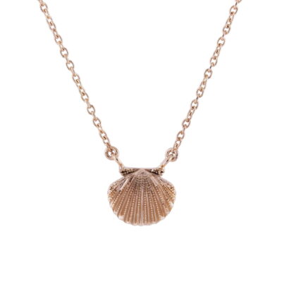 Seashell necklace in Rose Gold