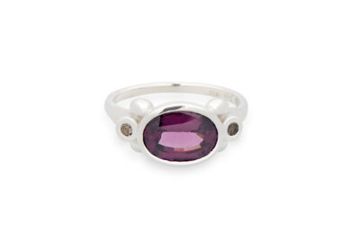 Deep Velvet Rhodolite Ring