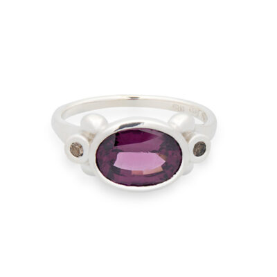 Deep Velvet Rhodolite Ring