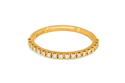 9ct Gold Diamond Half Eternity