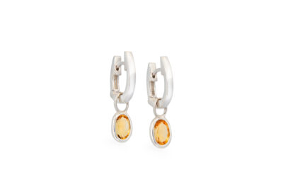 Citrine Citrus Hoops