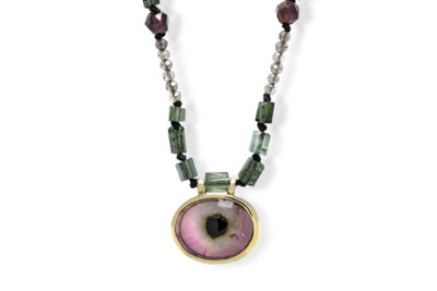 designer gem necklace