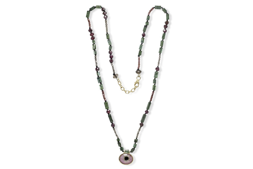 designer gem necklace
