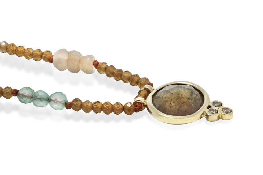 designer gem necklace