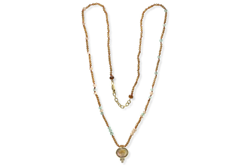 designer gem necklace