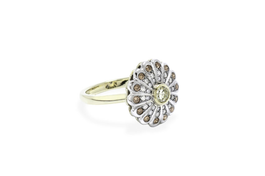 diamond cluster ring