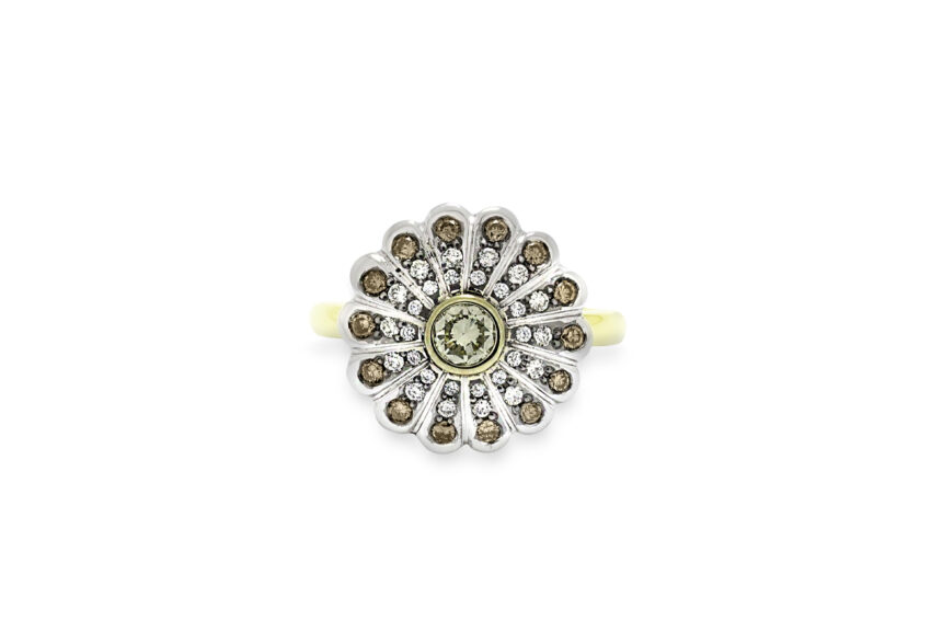 diamond cluster ring