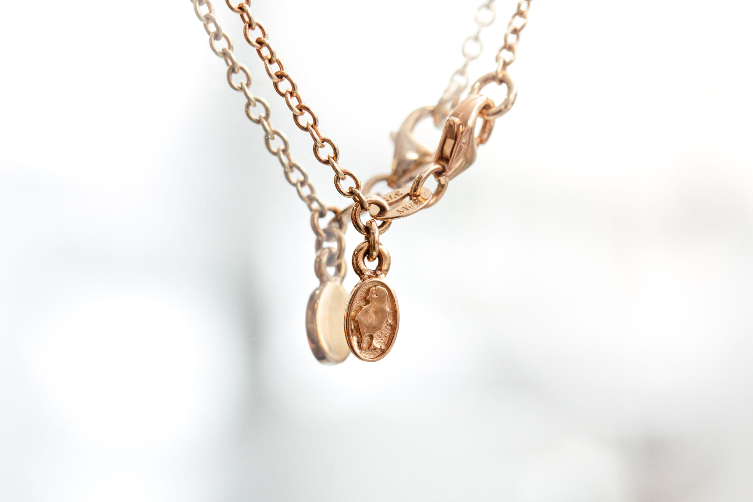 gold blue topaz necklace