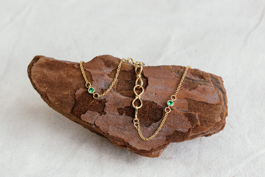 gold infinity necklace
