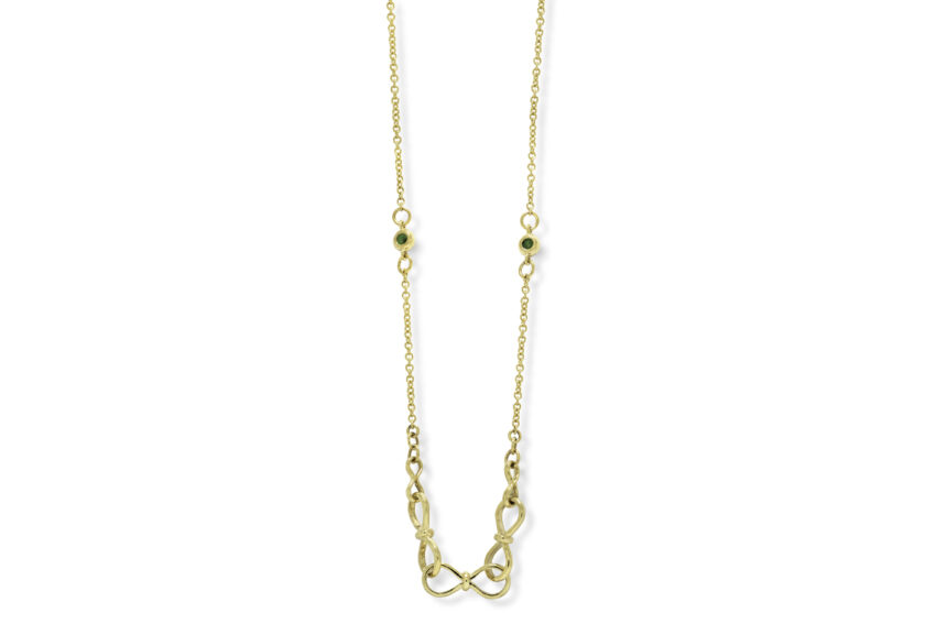 9ct Gold Infinity necklace