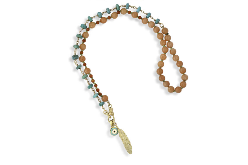 Turquoise and Carnelian necklace
