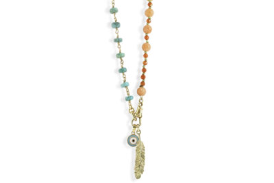 Turquoise and Carnelian necklace