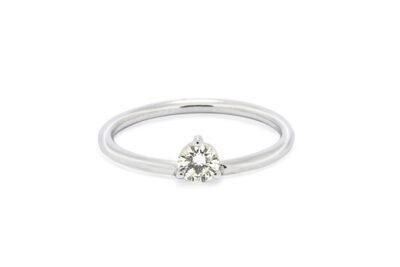 White Gold Diamond Solitaire