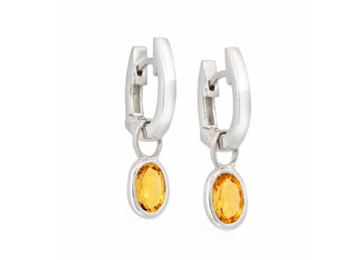 Citrine Citrus Hoops
