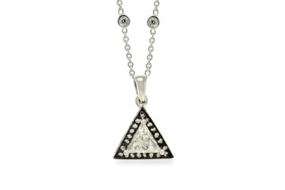 Trilliant Diamond Necklace