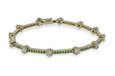 Emergence Emerald Diamond Bracelet