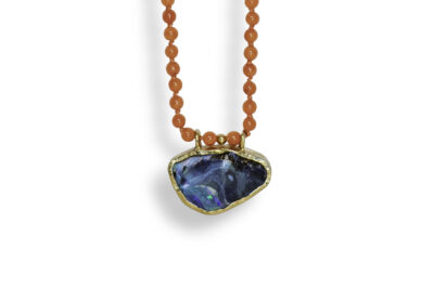 Sea Whisper – Australian Opal Necklace1