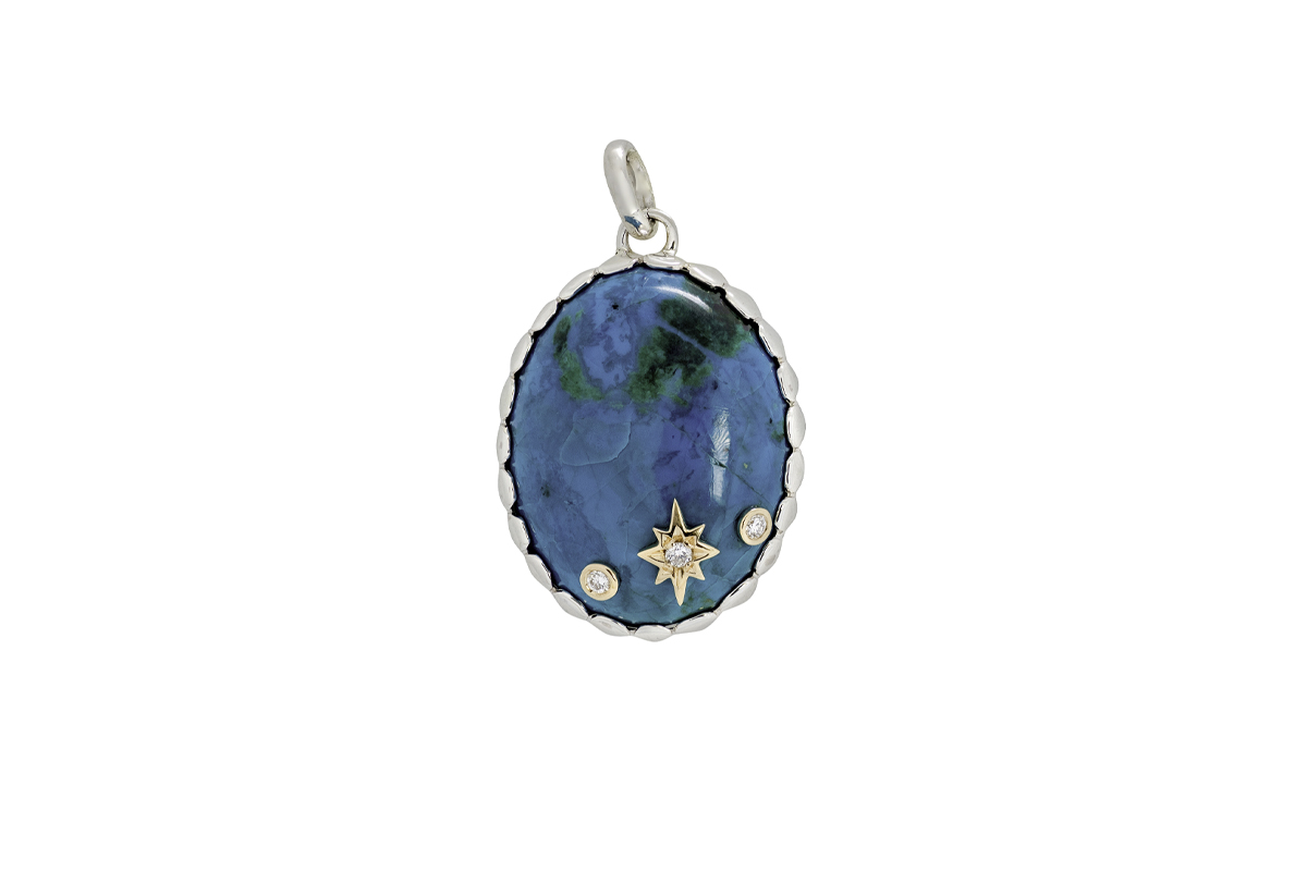 Southern Star – African Turquoise Pendant - Image 2