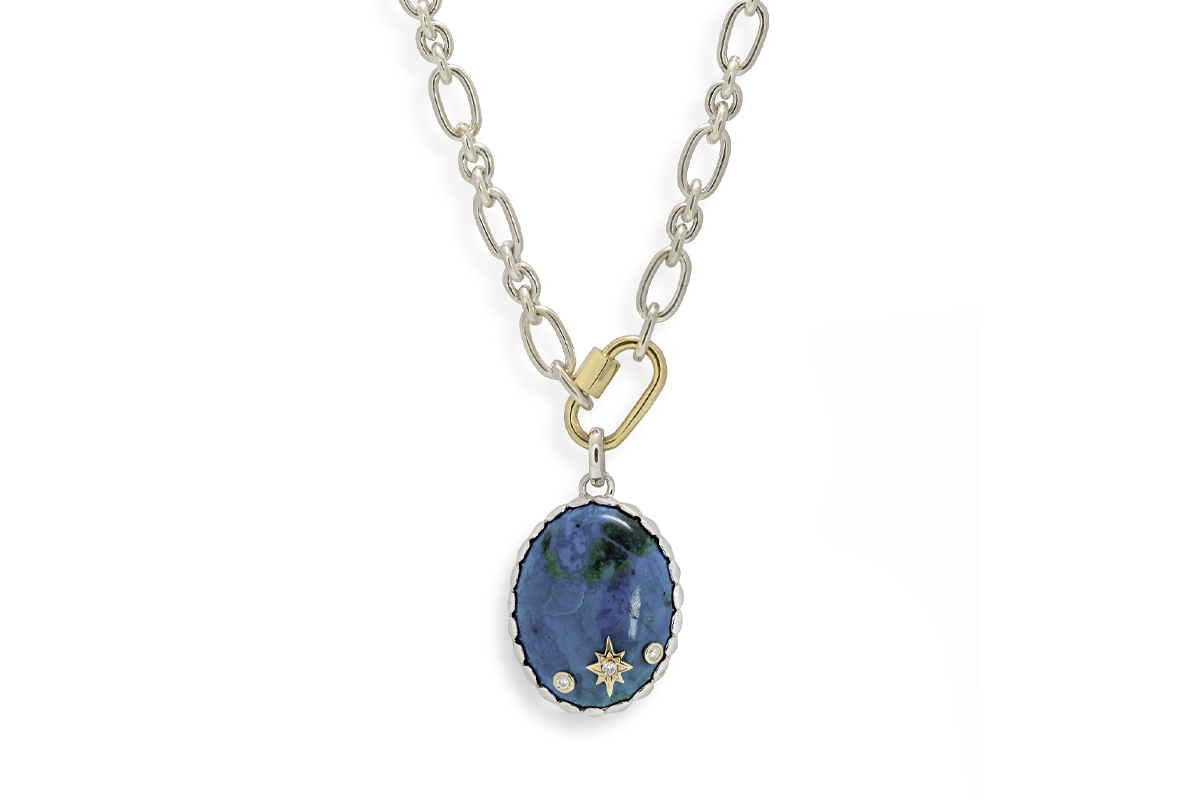Southern Star – African Turquoise Pendant