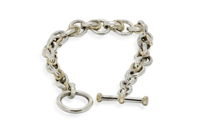 Entwined T-Bar Bracelet